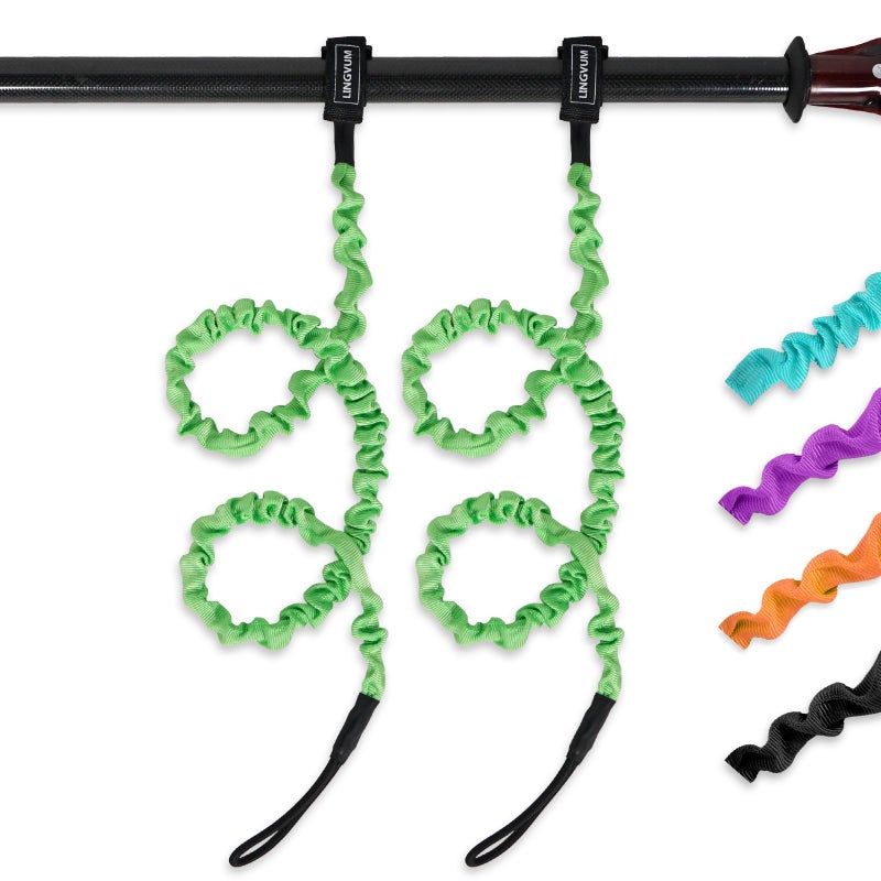 LINGVUM Kayak Paddle Leash Stretchable Paddle Strap Coiled Lanyard Rope for Kayaking Canoing Boating, Fishing Poles Rods, Kayak Paddle Accessories - Image 1